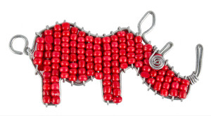 Big 5 Rhino Keyring